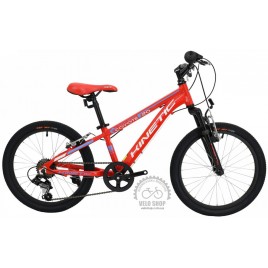 Велосипед гірський дитячий-підлітковий Kinetic Coyote 20" (2020) 11" Red