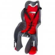 Крісло дитяче HTP Desing Sanbas P з кріпленням на багажник (темно-сіре/червоне)
