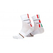 Шкарпетки ONRIDE FOOT, білий/червоний